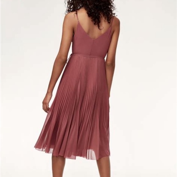 Aritzia Wilfred Beaune Pleated Midi Dress, XS - Picture 12 of 14